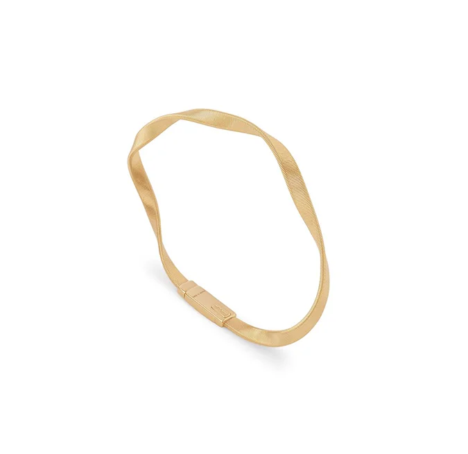 matching friendship bracelets-Marco Bicego Marrakech Yellow Gold Twisted Supreme Bracelet