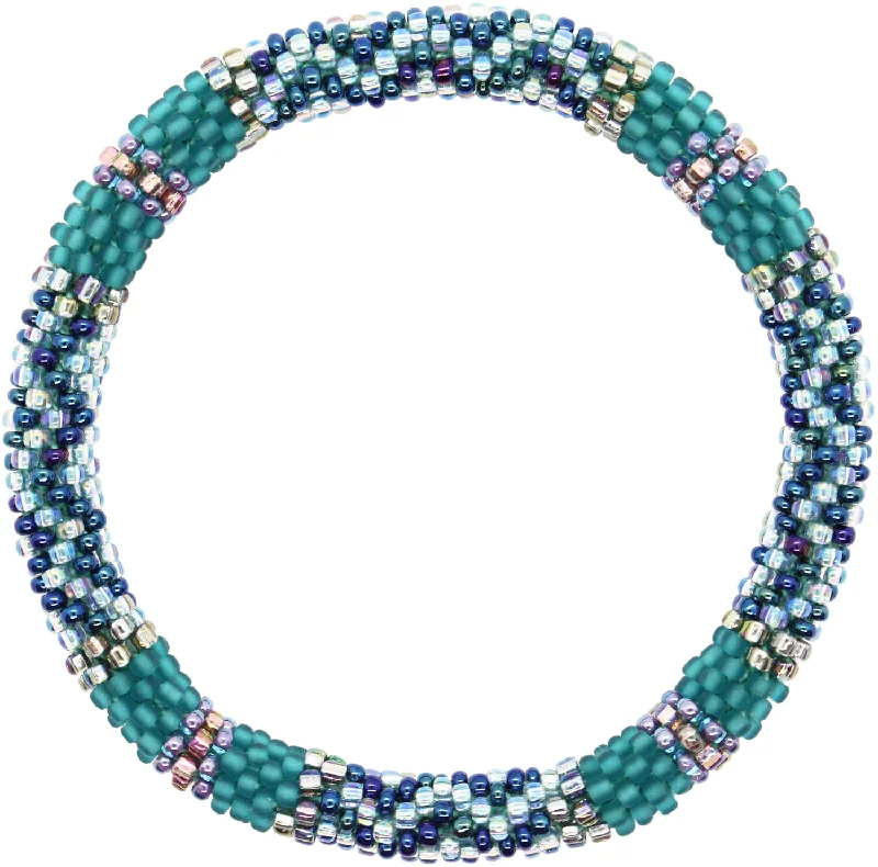 dainty silver bracelet-Mythic Teal