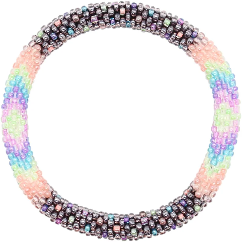 emerald charm bracelet-Hazy Rainbow