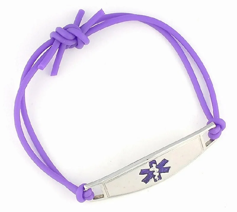 friendship wristband bracelet-Purple Knot Medic Bracelets