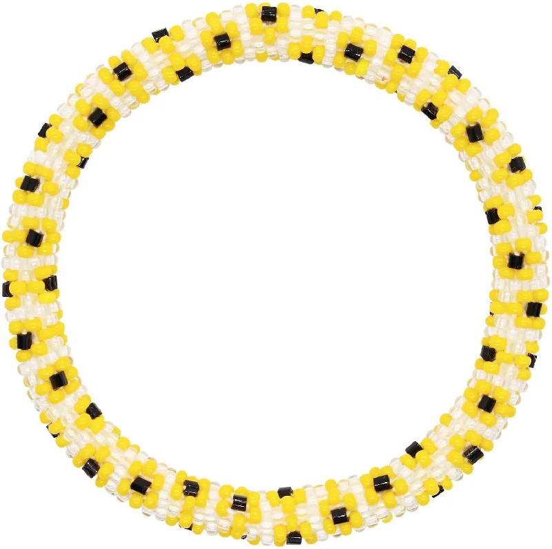 simple charm bracelet for women-Sunshine Daisy