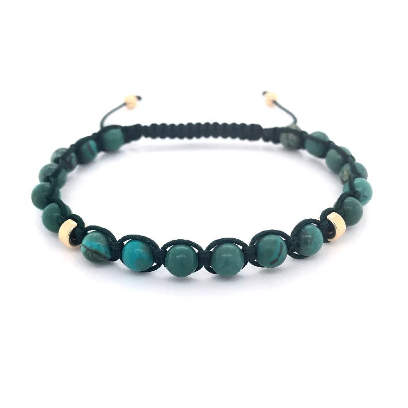 vintage silver bracelet-The Tamashiro • Turquoise Howlite