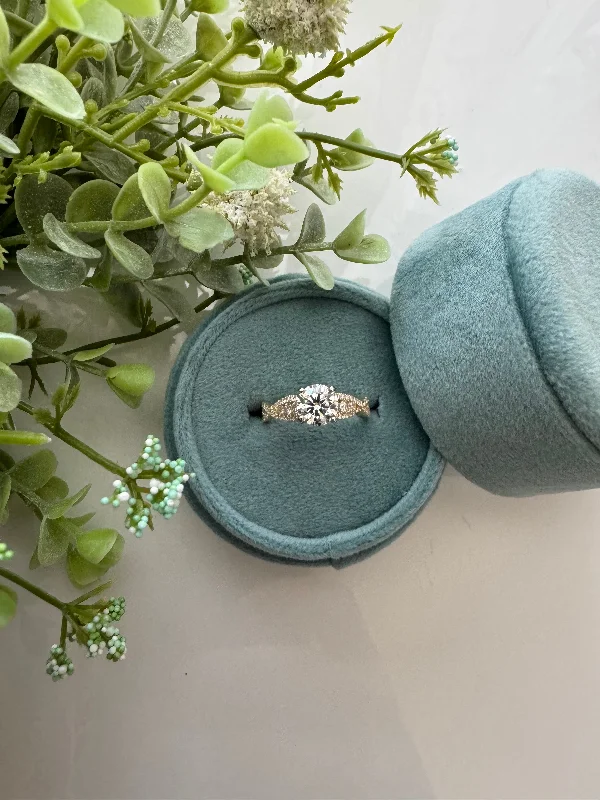 custom engagement bands-Aria Engagement Ring