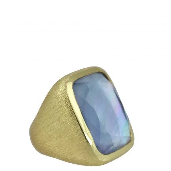 men’s gemstone rings-Marcia Moran Ileana   Statement Ring - Gold