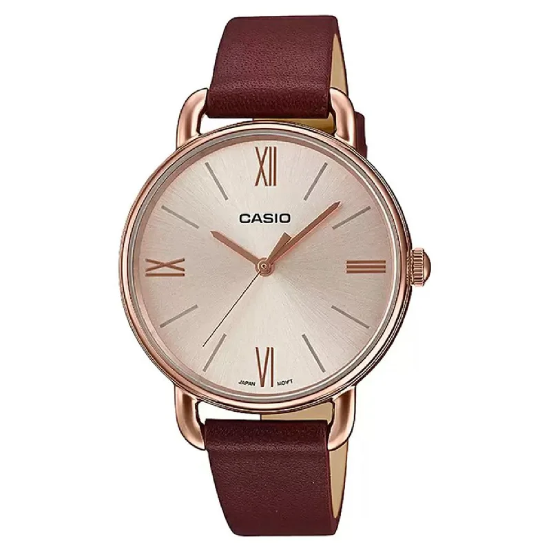 men’s watches with vintage feel-Casio Enticer Rose Gold Dial Women 34mm