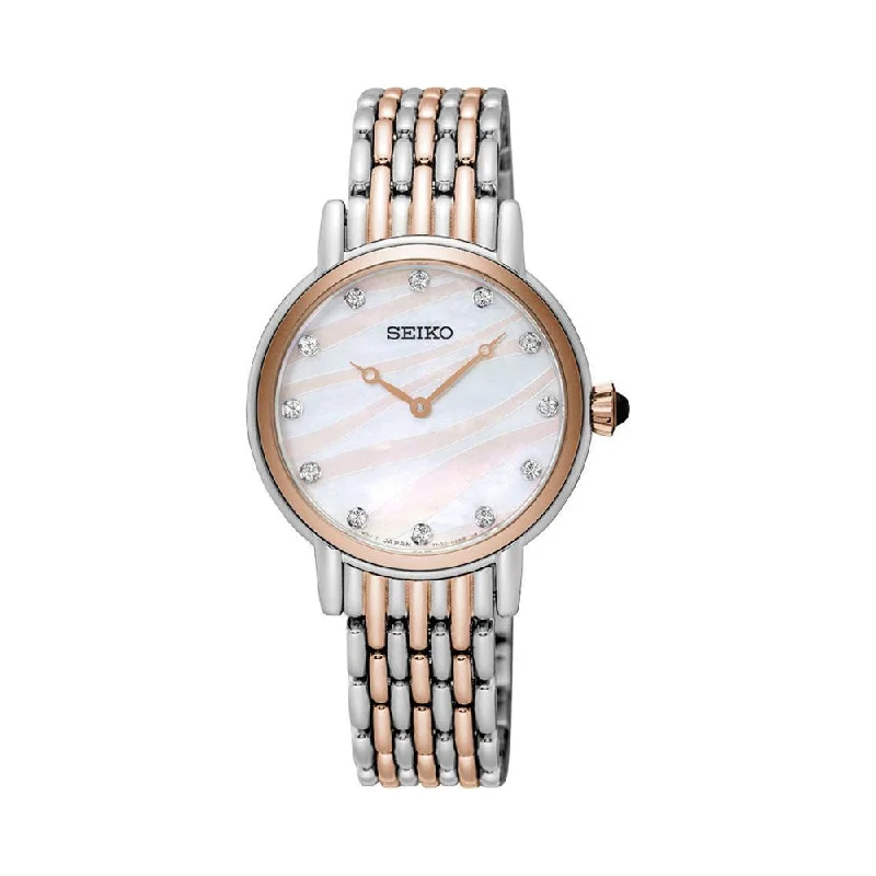 smartwatches with stress monitoring feature-Seiko Women SFQ806P1 Watch For Women