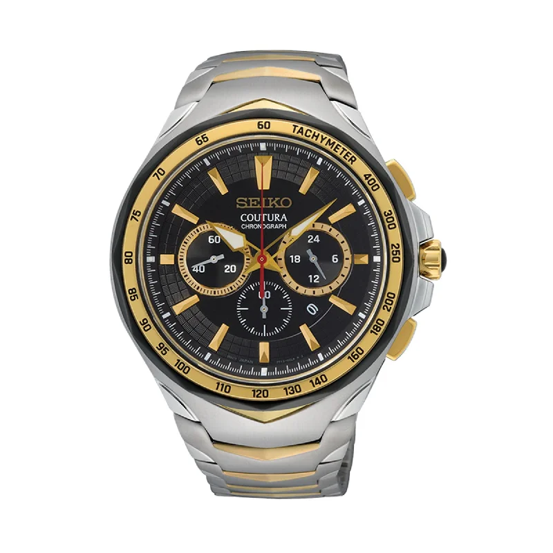 best smartwatch for cycling-Seiko Coutura Chronograph SRWZ26P-9