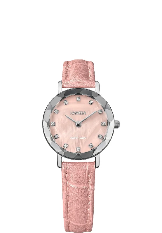 oversized watches with rubber straps-Aura Swiss Ladies Watch J5.643.S