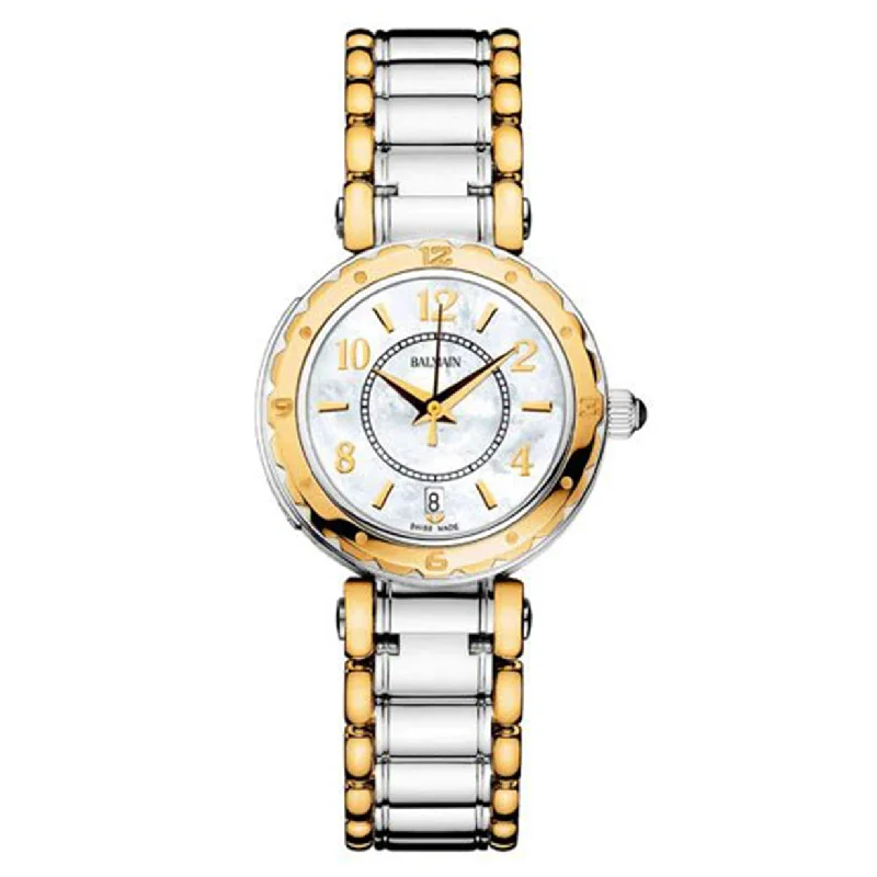 unisex watches for gifting-Balmain Balmainia Lady Mother Of Pearl Dial Women 29mm