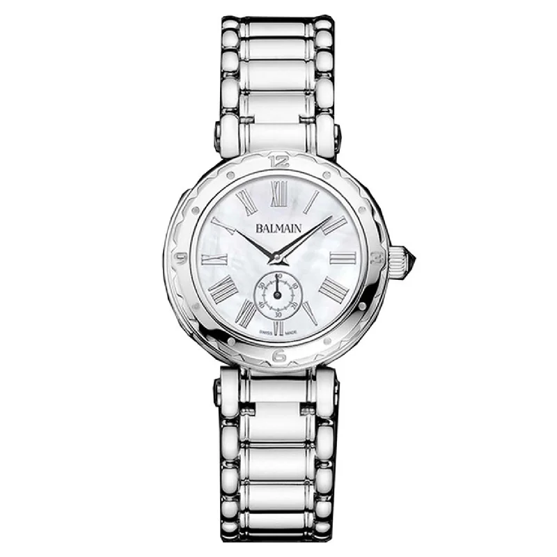 mechanical watches for watch collectors-Balmain Balmainia  Mother Of Pearl Dial Women 32mm