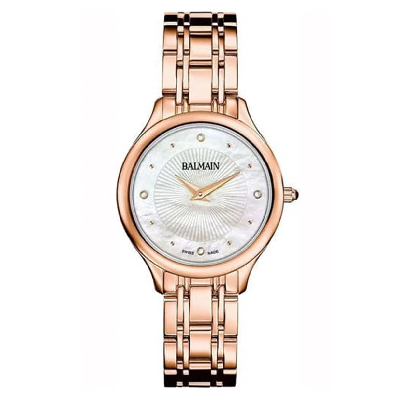 best hybrid smartwatches for casual use-Balmain Classica Lady II White Dial Women 31mm