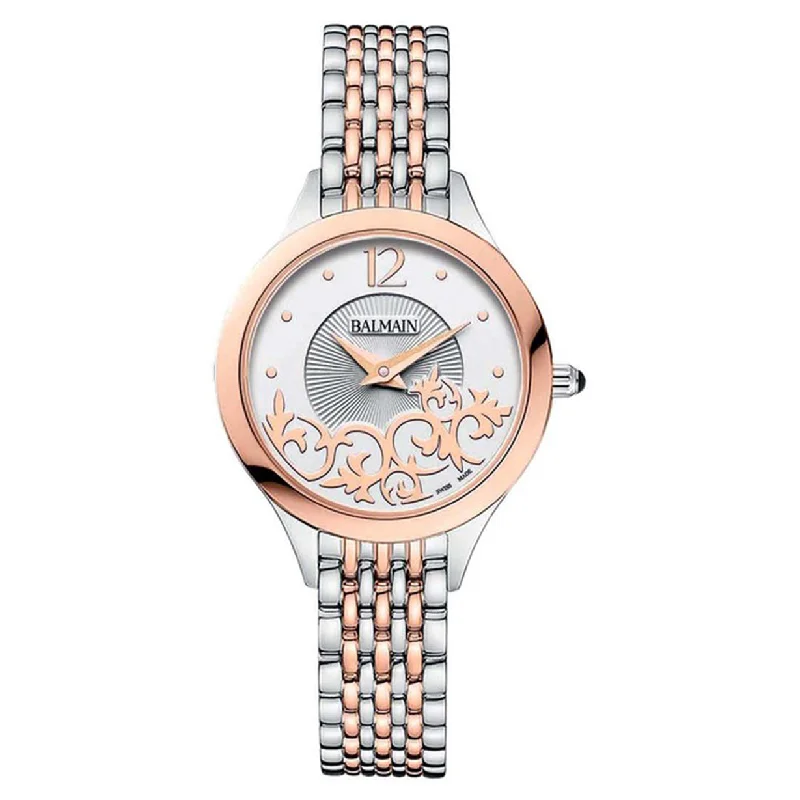 watches with GPS for geocaching-Balmain De Balmain II Mini Silver Dial Women 29mm