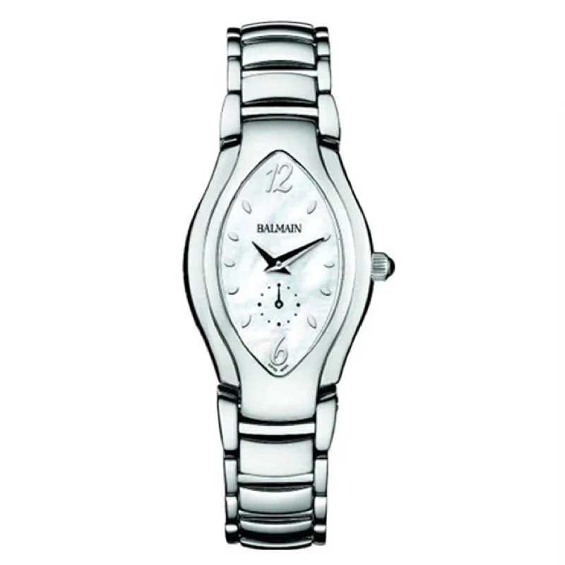 minimalist design watches for women-Balmain Excessive Lady Silver Dial Women 25mm