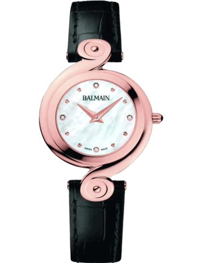 budget-friendly diving watches-Balmain Kerria  White Mother Of Pearl Dial Women 29mm