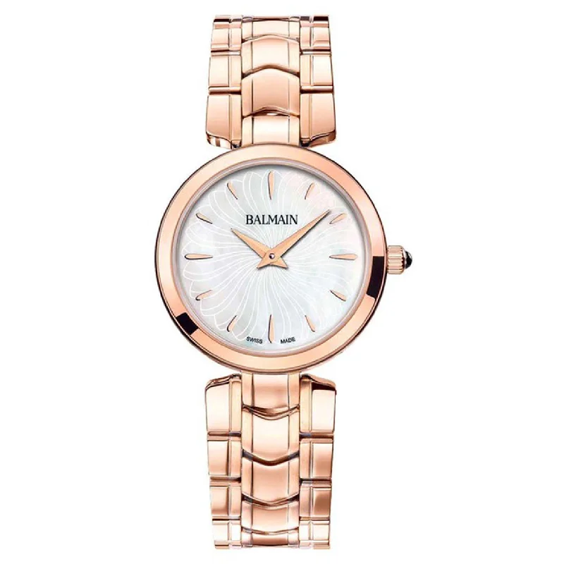 watches with fitness tracking for seniors-Balmain Madrigal Lady III Silver Dial Women  32mm