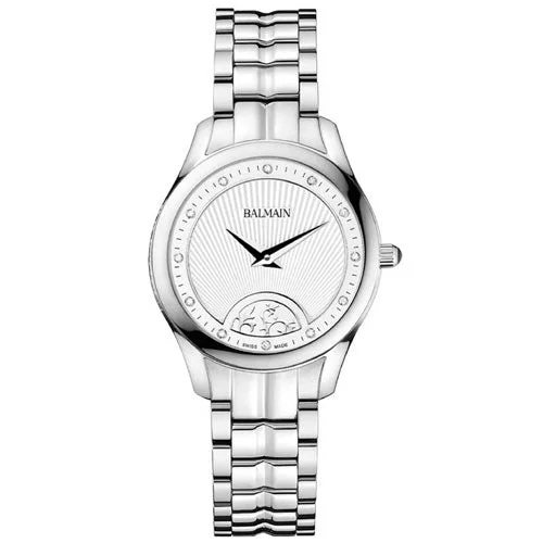 watches with countdown timer for fitness training-Balmain Maestria White Dial Women 29mm