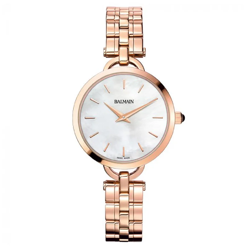 best smartwatch for cycling-Balmain Orithia II White Dial Women 32mm