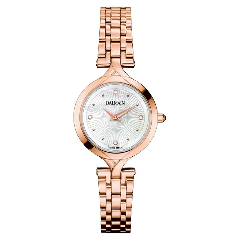 slim profile watches for women-Balmain Tilia II White Mother Of Pearl Dial Women 27mm