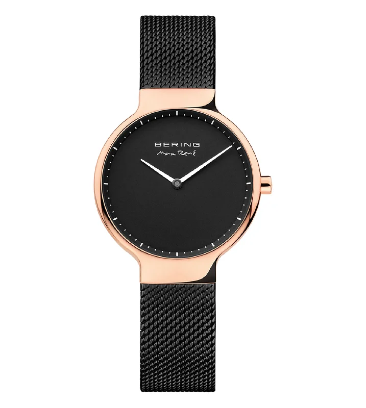 best smartwatch for fitness tracking-Bering Max Rene Black Dial Women 31mm