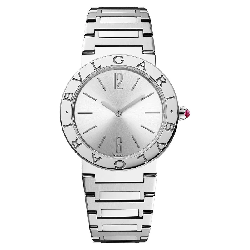 smartwatch with built-in NFC payment-Bvlgari Bvlgari Silver Dial Women 33mm