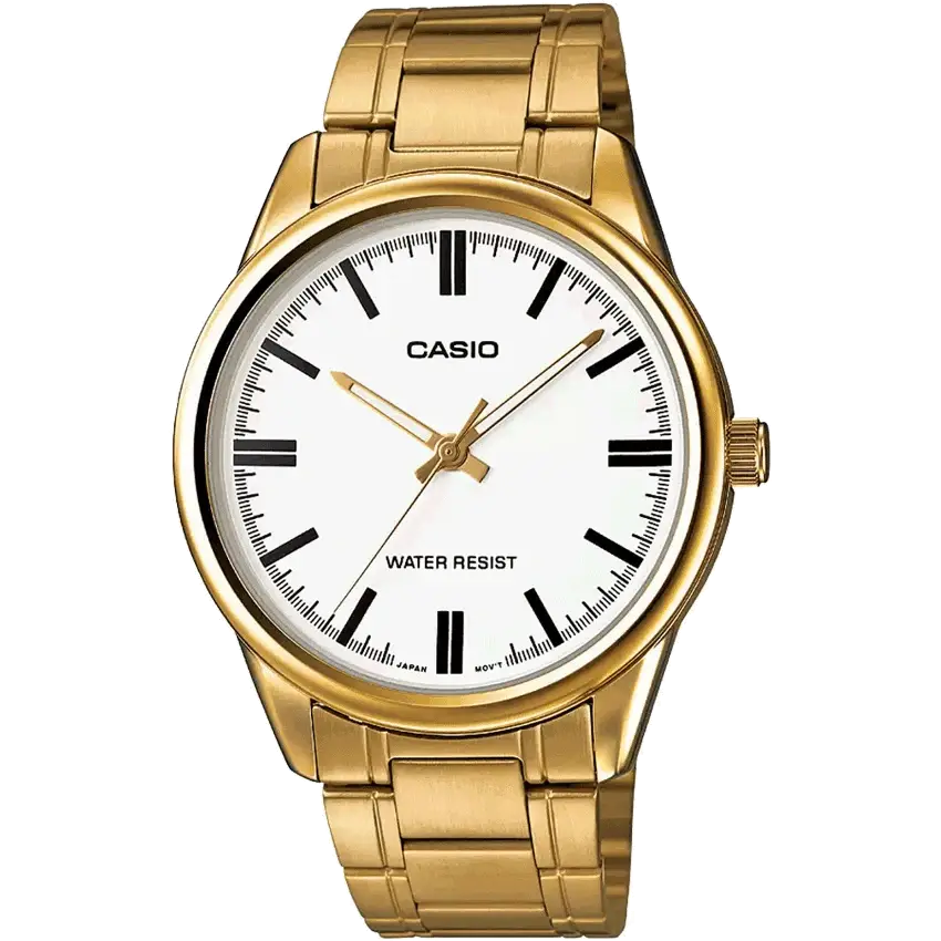 watches with precision quartz movement-Casio A1100 MTP-V005G-7AUDF Enticer Men