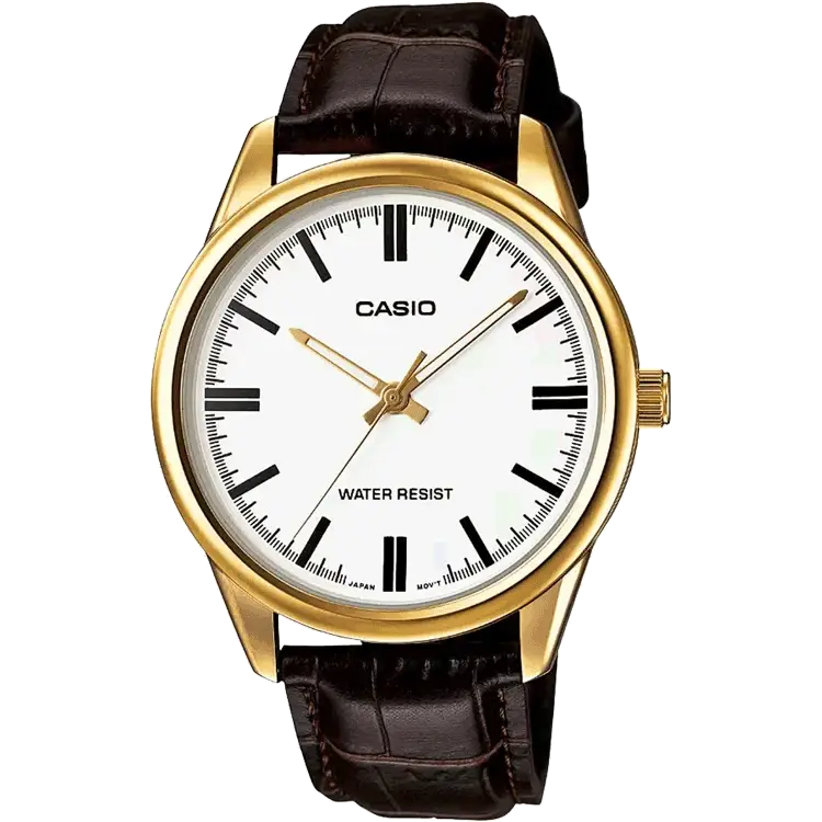 watches with built-in fitness tracker for weight loss-Casio A1101 MTP-V005GL-7AUDF Enticer Men