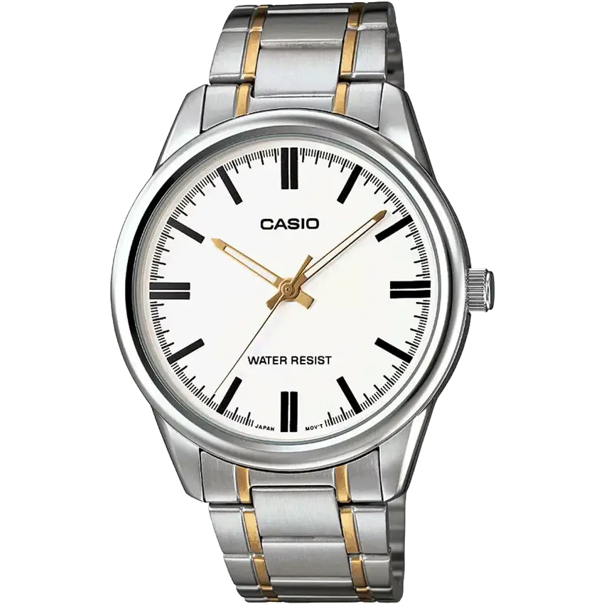 affordable fitness smartwatches for beginners-Casio A1104 MTP-V005SG-7AUDF Enticer Men