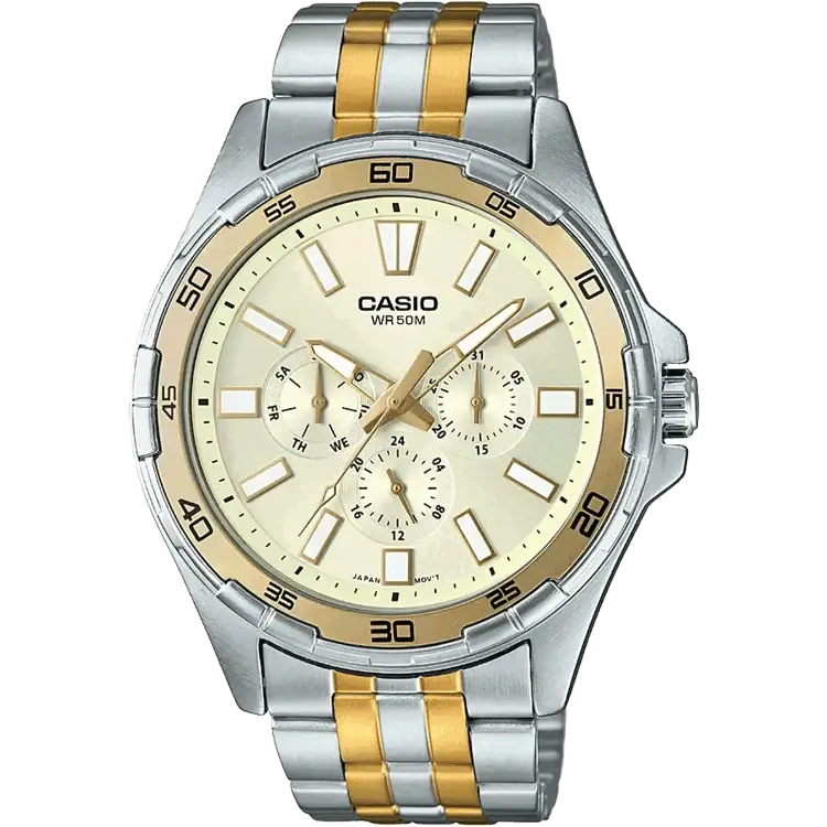 stylish watches with adjustable buckles-Casio A1159 MTD-300SG-9AVDF Enticer Men