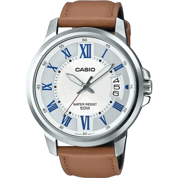 high-tech smartwatch with blood oxygen sensor-Casio A1168 MTP-E130L-7AVDF Enticer Men