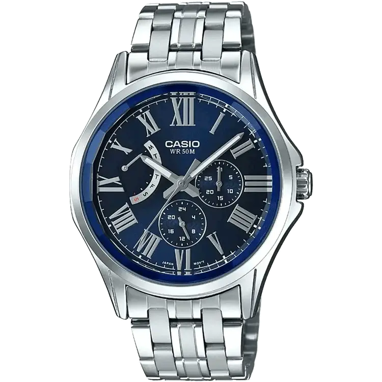 watches for people with small wrists-Casio A1193 MTP-E311DY-2AVDF Enticer Men