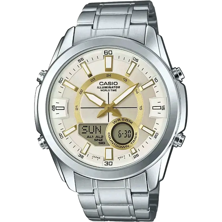 unisex watches for gifting-Casio A1219 AMW-810D-9AVDF Enticer Men