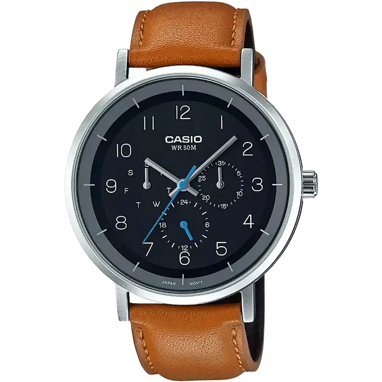 smartwatches for iPhone users-Casio A1228 MTP-E314L-1BVDF Enticer Men