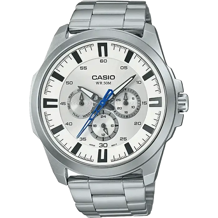 best smartwatches with call function-Casio A1310 MTP-SW310D-7AVDF Enticer Men