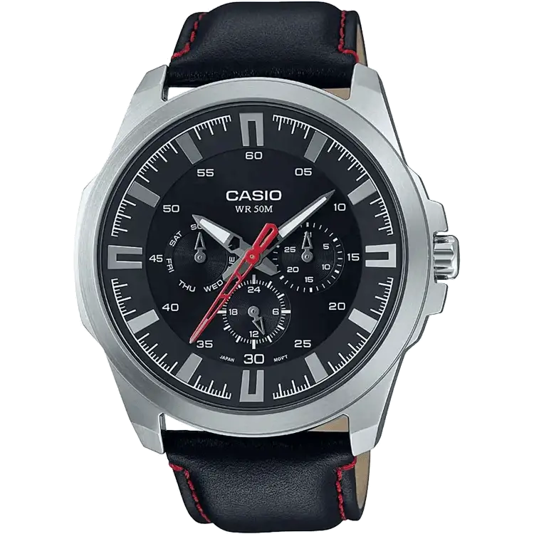 smartwatch for kids with camera-Casio A1311 MTP-SW310L-1AVDF Enticer Men