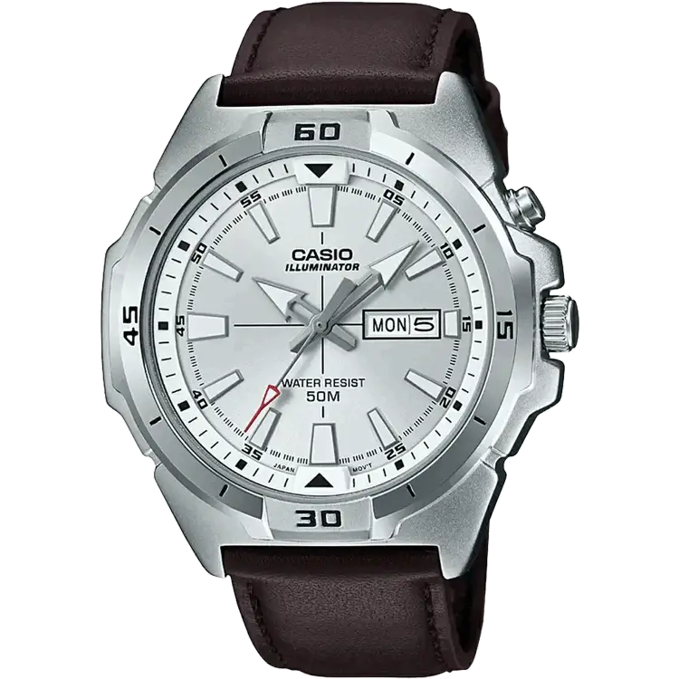 watches with second hand feature for timing events-Casio A1378 MTP-E203L-7AVDF Enticer Men