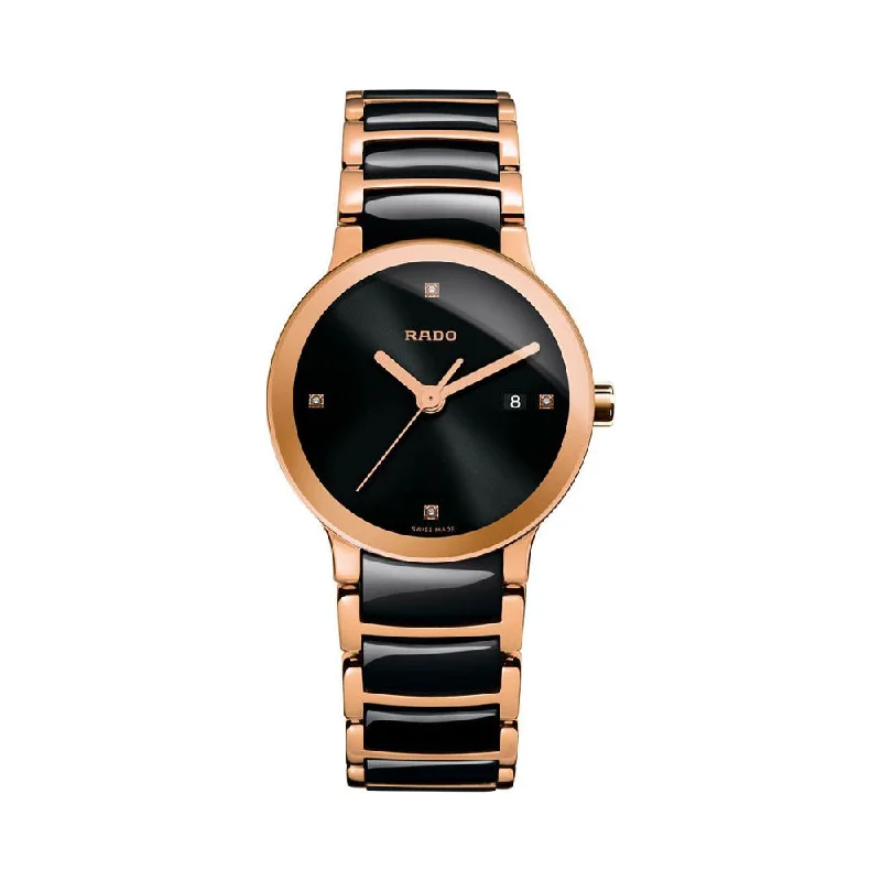 stylish watches for men under 100 dollars-Rado Centrix Diamonds R30555712 Women Watch