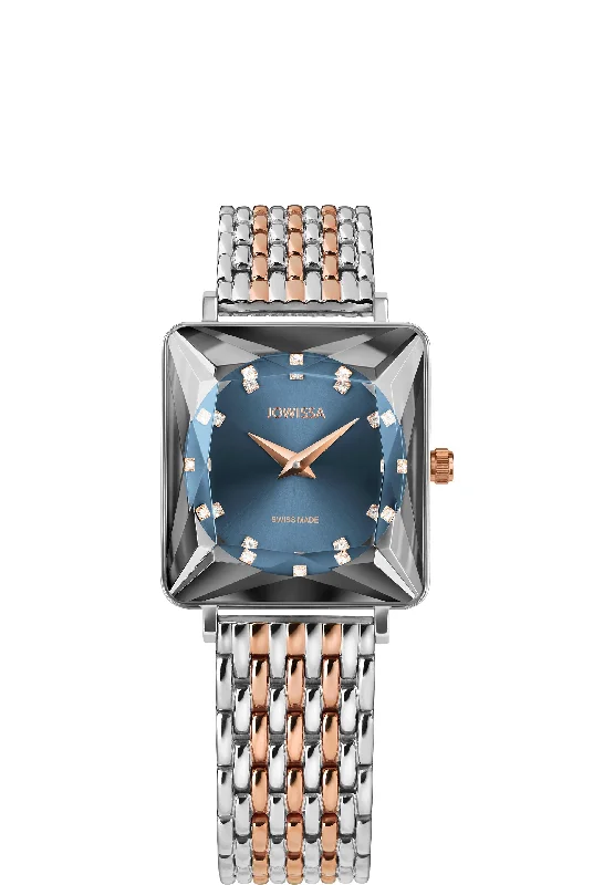 elegant watches with scratch-resistant glass-Facet Princess Swiss Ladies Watch J8.781.M