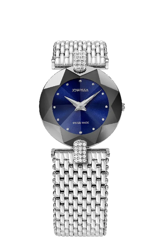 best fitness smartwatches with built-in coaching-Facet Strass Swiss Ladies Watch J5.302.M