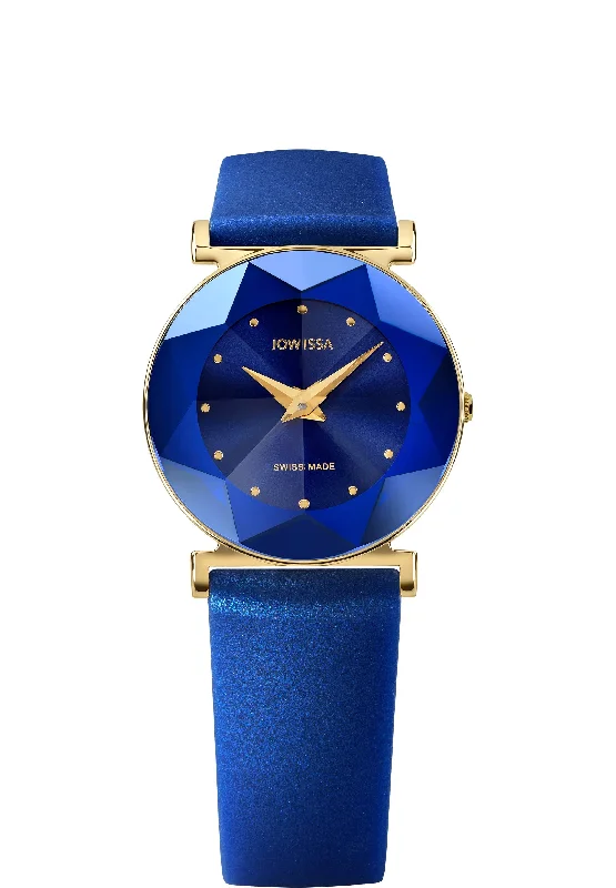 watches with sapphire crystal glass for scratch resistance-Facet Swiss Ladies Watch J5.854.M