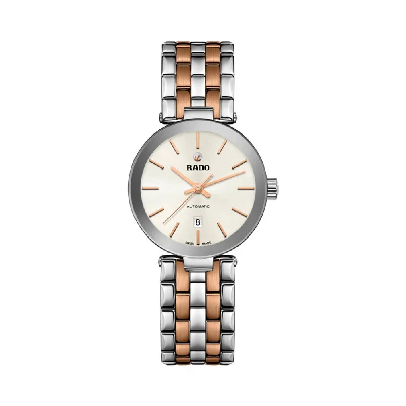 unisex leather strap watches for couples-Rado Florence Automatic R48899103 Women Watch