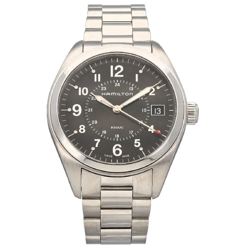 best watches for casual wear-Hamilton Khaki Field H685510 40mm Stainless Steel Watch