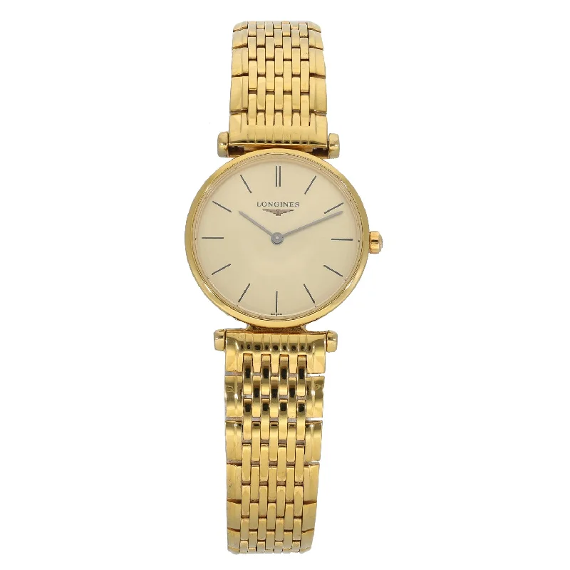 high-end watches for investment-Longines La Grande Classique L4.209.2 24.5mm Gold Plated Watch