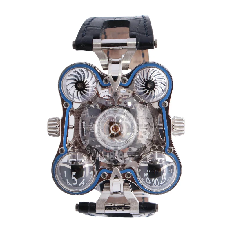 fitness watches with pedometer-MB&F Horological 42mm Skeleton Dial Watch Reference# HM6SV