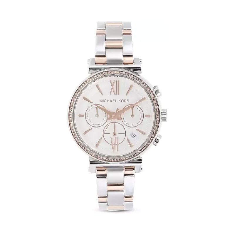 watches with dual time zone features-Michael Kors MK6558 Women Watch