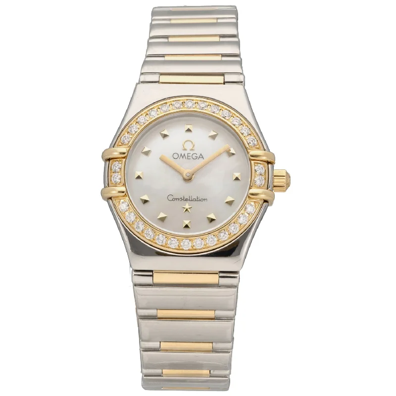 luxury leather watches for women-Omega Constellation 1365.71.00 22.5mm Bi-Colour Watch