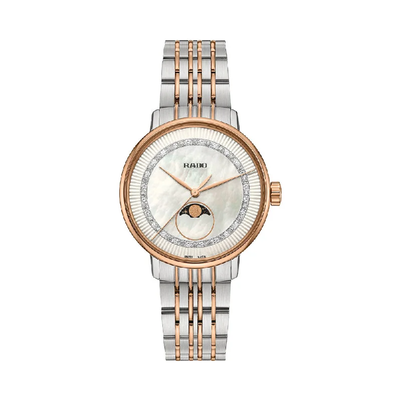 sports watches with pulse rate monitor-Rado Coupole Classic Diamonds R22883953 Women Watch