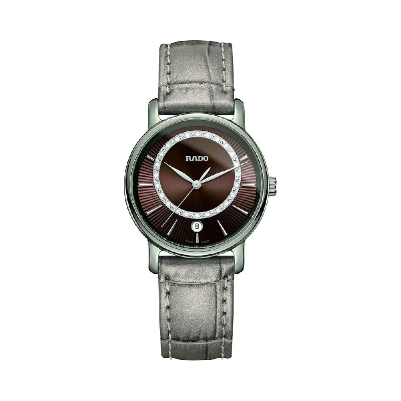 trendy watches for fashionable men-Rado DiaMaster Diamonds R14064735 Women Watch