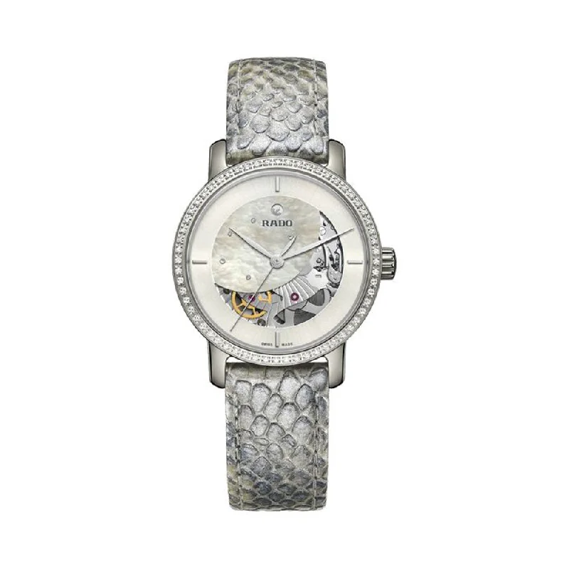 watches with alarm function for outdoor activities-Rado DiaMaster Prajun R14058905 Women Watch