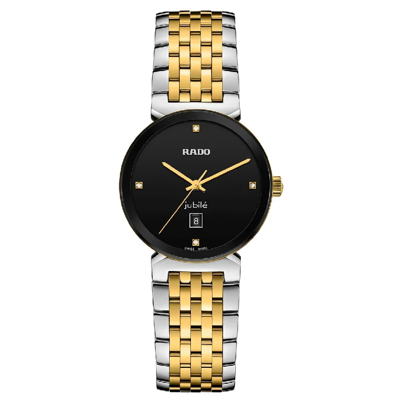 minimalistic watches for men-Rado Florence Black Dial Women 30mm