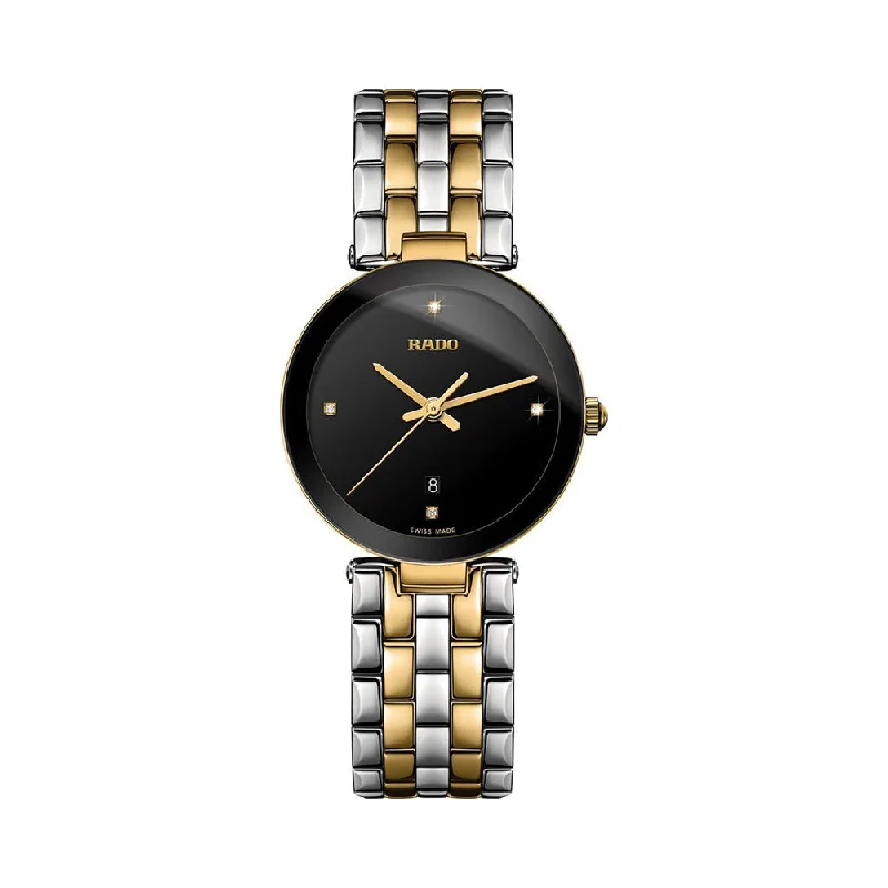 watches with world clock function for travelers-Rado Florence Diamonds R48871713 Women Watch